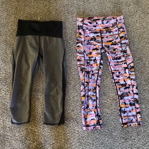 Bundle of 2 Lululemon Capri. Size 4